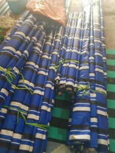 Bạt Tarpaulin dùng làm mái che, hồ bơi; Bạt xe tải…………