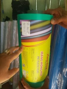 PVC trong mờ,bóng dùng sản xuất túi ,áo mưa đủ màu sắc hàng Rạng Đông